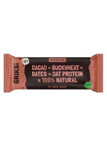 Raw Protein Bar with Sprouted Buckwheat & Cacao