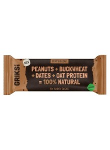 Raw Protein Bar with Sprouted Buckwheat & Peanuts
