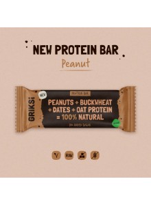 Raw Protein Bar with Sprouted Buckwheat & Peanuts, 35g