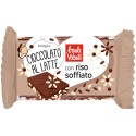 Cioccolato al latte con riso soffiato, 25g