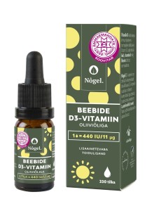 Vitamin D3 440IU with Olive Oil for Babies, 10ml / dietary supplement