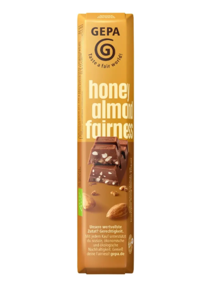Milk Chocolate with Honey Almonds