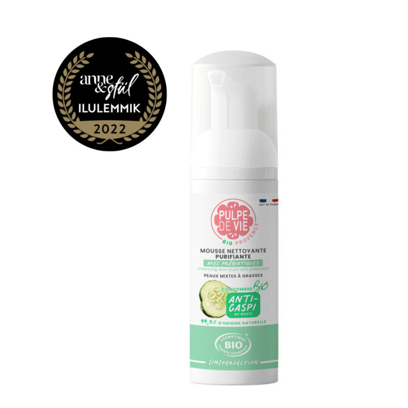 Mousse Detergente Viso con Prebiotici