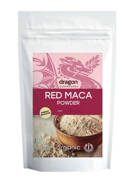 Maca rossa in polvere