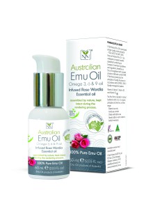 Emu Oil with Infused Rose Wardia Essential Oil