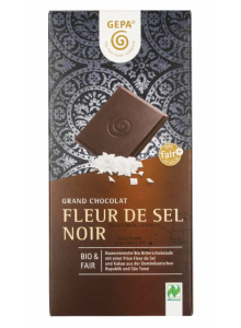 Dark Chocolate with Salt Crystals