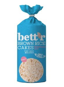 Gluten Free Brown Rice Cakes with Himalayan Salt