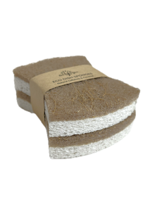 Dish Sponge from Natural Cellulose & Coconut, 2pcs