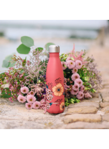 Insulated Stainless Steel Thermo Bottle, Anemones, 500ml