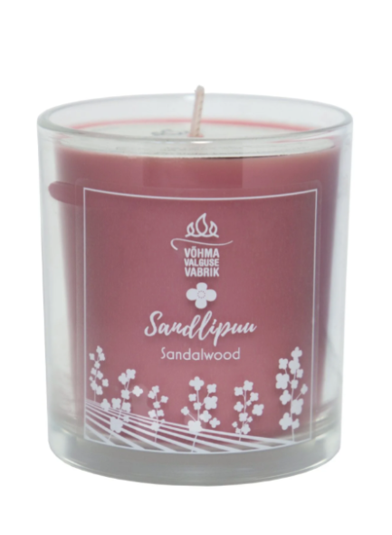 Rapeseed Aroma Candle "Sandalwood"