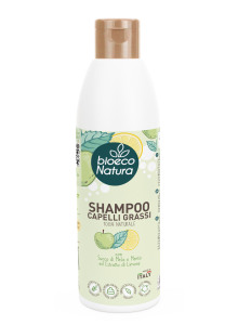 Shampoo capelli grassi con Succo di Mela e Menta