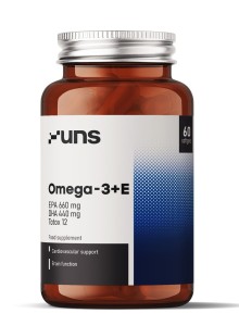 Omega-3 with Vitamin E, 60 capsules / dietary supplement