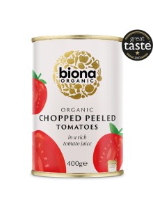 Chopped Peeled Tomatoes with Basil, 400g