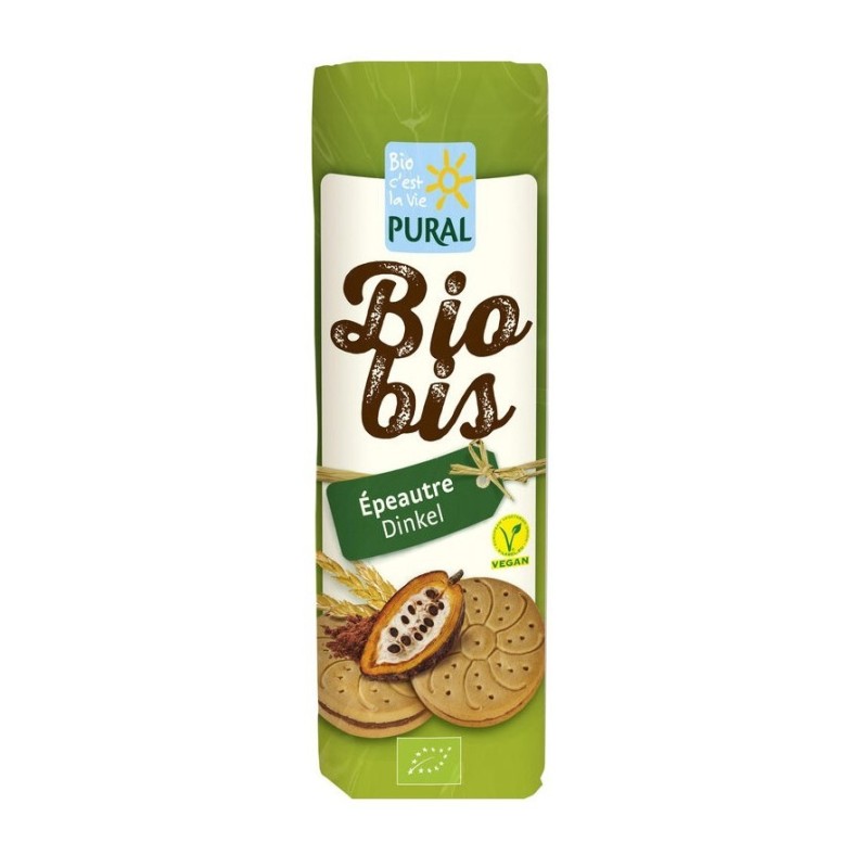 Spelt Biscuits with Cocoa Cream, 300g