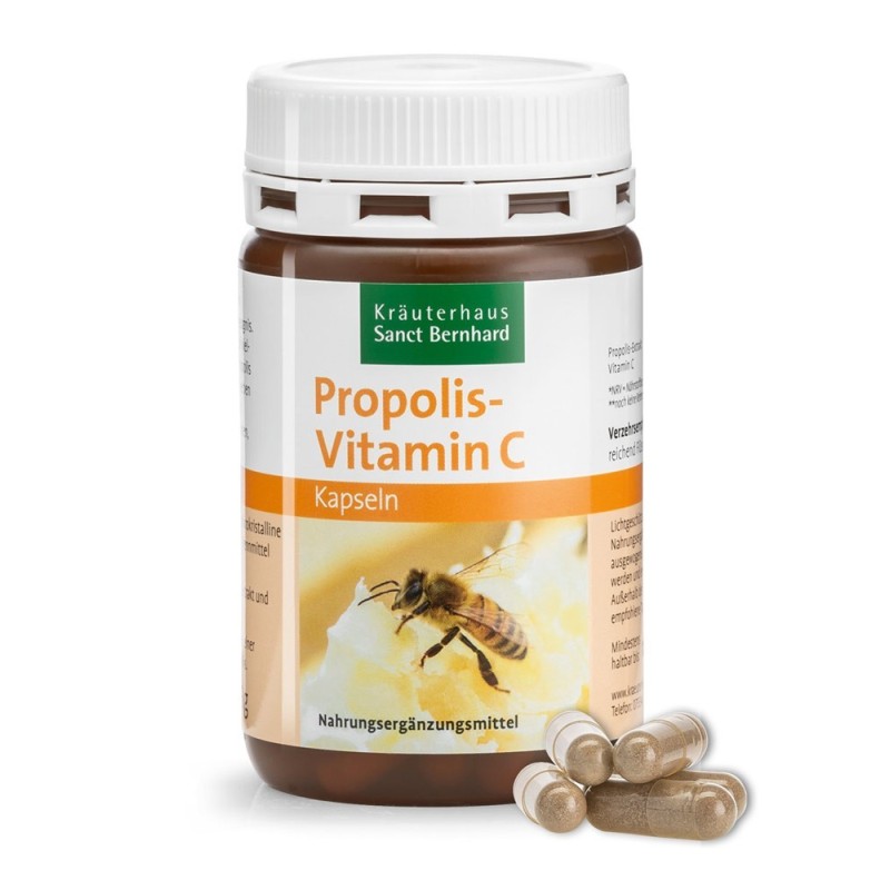 Propolis & Vitamin-C, 90 capsules / dietary supplement