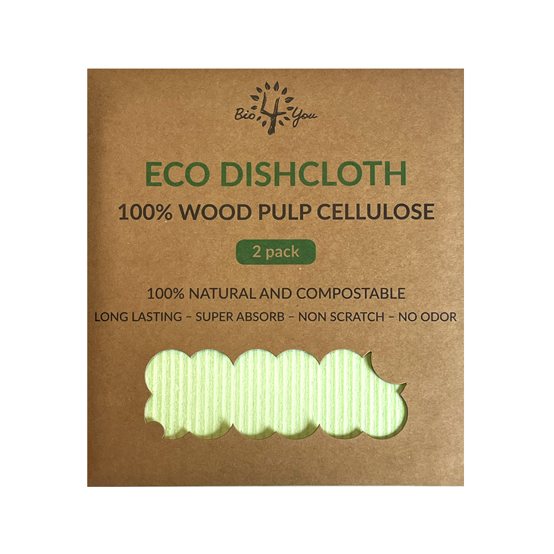 Wood Cellulose Dishcloth, 2pcs