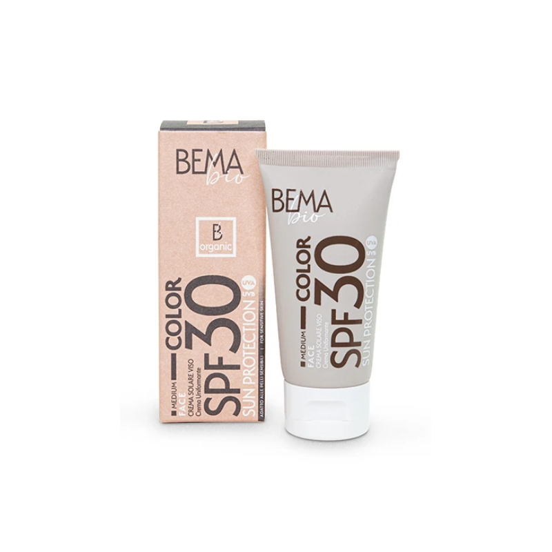 Päikesekreem näole "B Organic" SPF30, tooniv