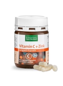 Vitamin C + Zinc Slow Release Capsules, 60pcs / dietary supplement Vitamin C + Zinc Slow Release Capsules, 60pcs / dietary supplement