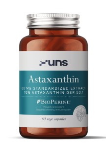 Astaxanthin Extract (80mg) + Bioperine, 60 capsules / dietary supplement Astaxanthin Extract (80mg) + Bioperine, 60 capsules / dietary supplement