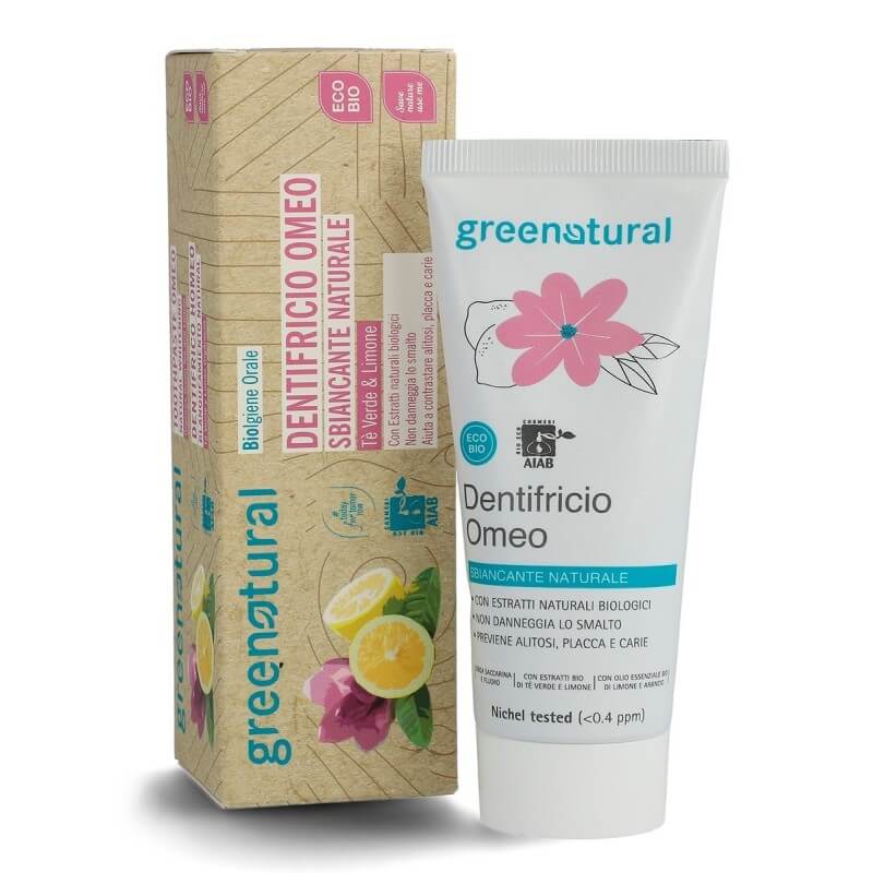 Toothpaste with Green Tea & Lemon, Natural Whitening, 75ml