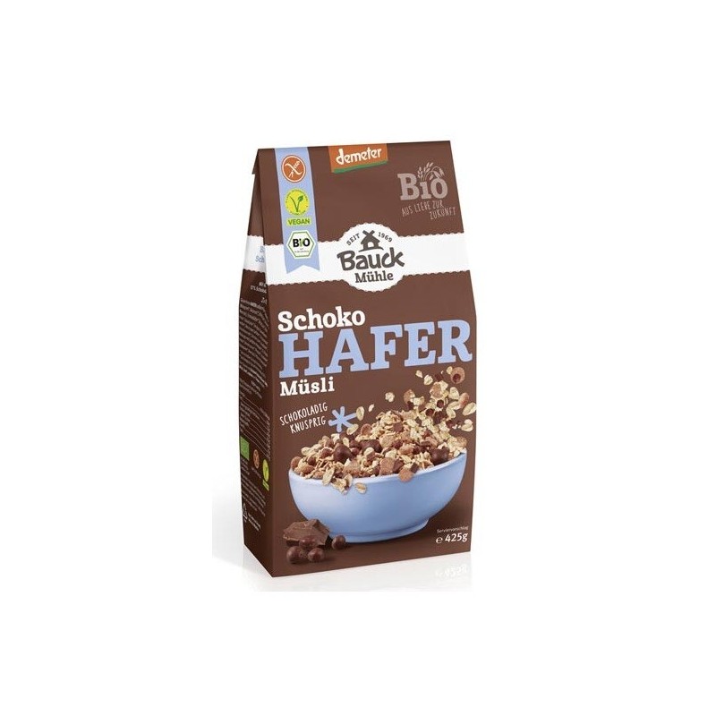 Muesli d'avena senza glutine con cioccolato