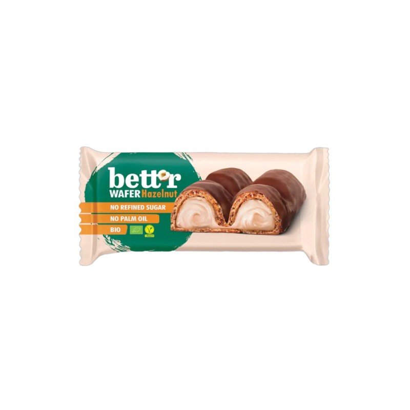 Barretta di wafer con crema di nocciole