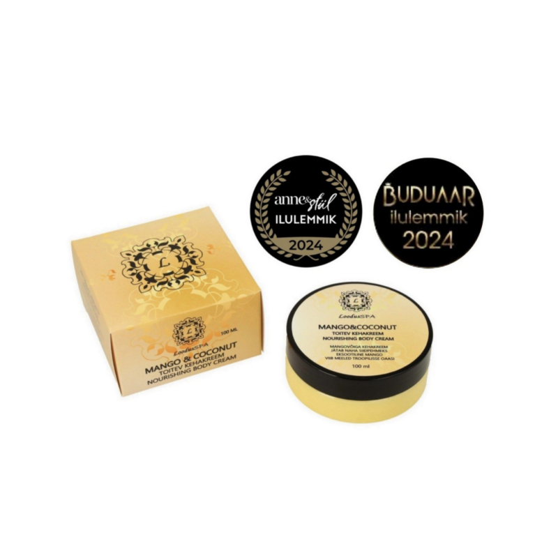 Nourishing Body Cream, Mango & Coconut, 100ml