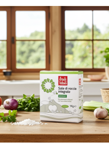 Sale di roccia integrale, grosso, 1kg