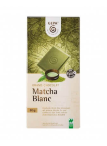 Cioccolato bianca con Matcha