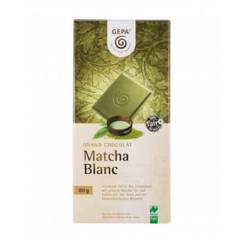 Cioccolato bianca con Matcha