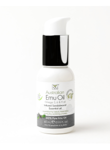 Emu Oil Infused with Sandalwood Essential Oil