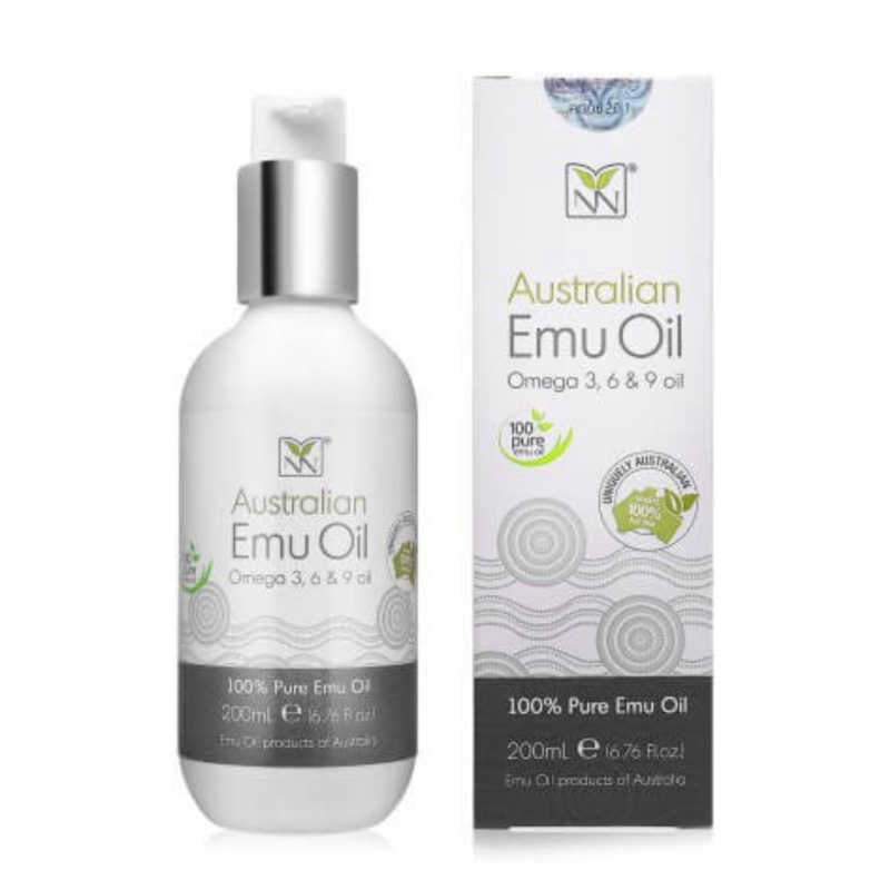 Emu Oil Infused with Blue Gum Eucalyptus, 200ml