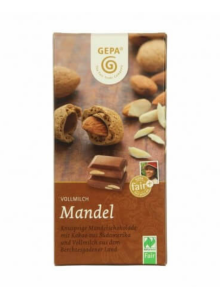 Maitosuklaa, manteli, 100g