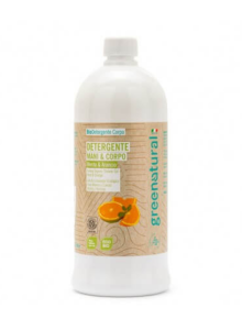 Sapone liquido con menta e arancia, ricarica da, 1l