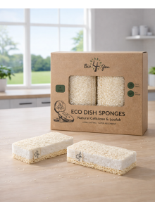 Loofah Dish Sponge, 4pcs