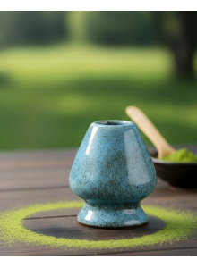 Ceramic Matcha Whisk Holder, Blue, 1pc