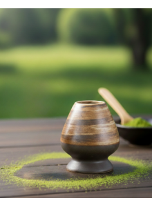 Matcha vispli hoidja, keraamiline, triibuline, 1tk