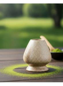 Ceramic Matcha Whisk Holder, Spotty, 1pc