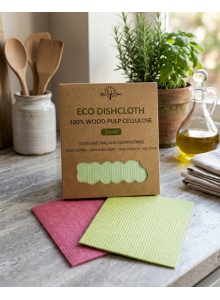 Wood Cellulose Dishcloth, 2pcs