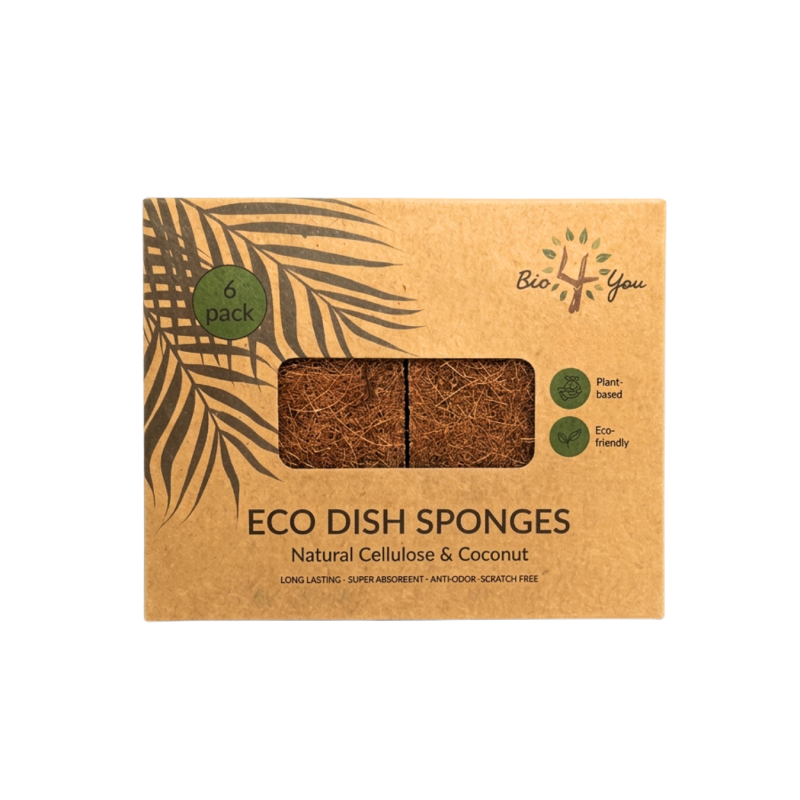 Dish Sponge from Natural Cellulose & Coconut