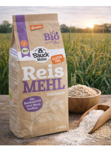 Farina di riso integrale senza glutine, 500g