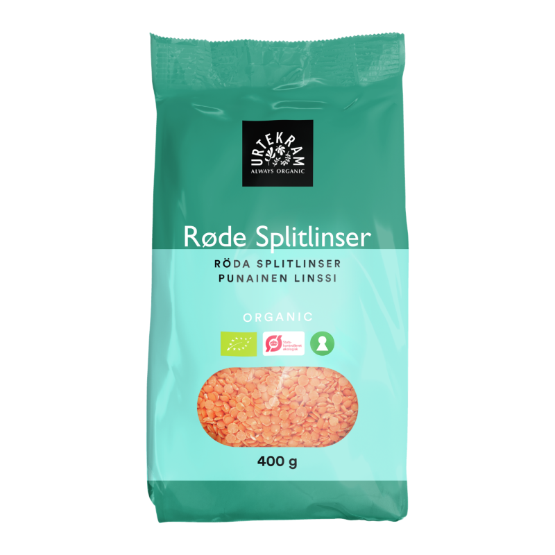 Red Lentils, Peeled & Halved, 400g