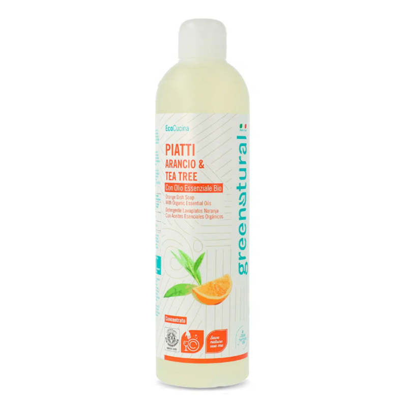 Dishwashing liquid with orange and tea tree – degreasing | Bio4You