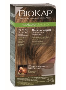 Biokap Delicato 7.33 Wheat Blonde permanent hair dye | Bio4you