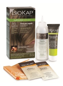 Biokap Delicato 7.0 Medium Blonde permanent hair dye | Bio4you