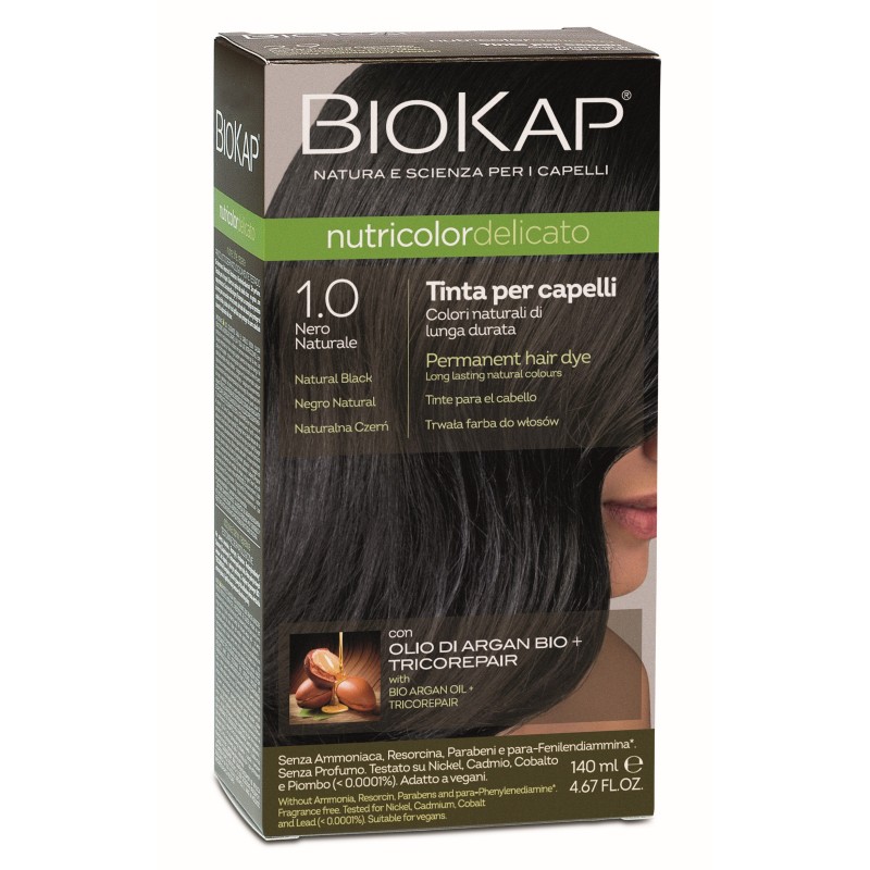 Biokap Nutricolor Delicato 1.0 / naturaalne must / püsivärv