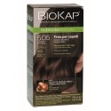 Biokap Nutricolor Delicato 5.05 / Chestnut Light Brown Hair Dye