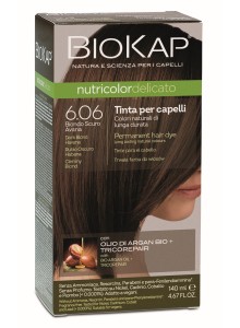 Biokap Nutricolor Delicato 6.06 / Dark Blond Havana Hair Dye