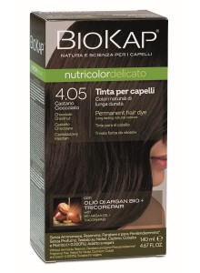 Biokap Nutricolor Delicato 4.05 / šokolaadikastan / püsivärv