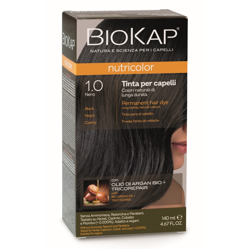 Biokap Nutricolor 1.0 / must / püsivärv